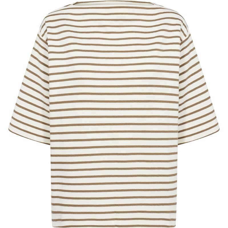 SOAKED IN LUXURY Mikina Ingina hnedá / biela 62803985