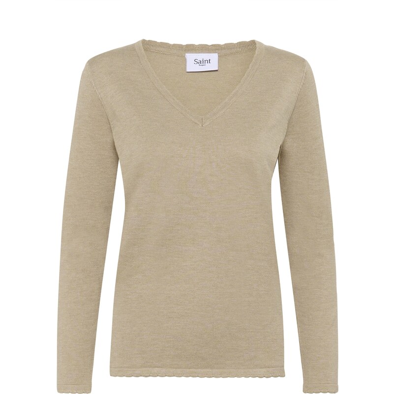 SAINT TROPEZ Sveter Mila béžová melírovaná 62662143