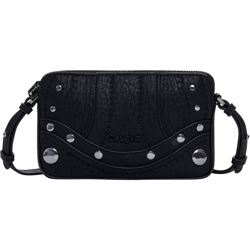 Desigual Listová kabelka čierna / strieborná 62662328