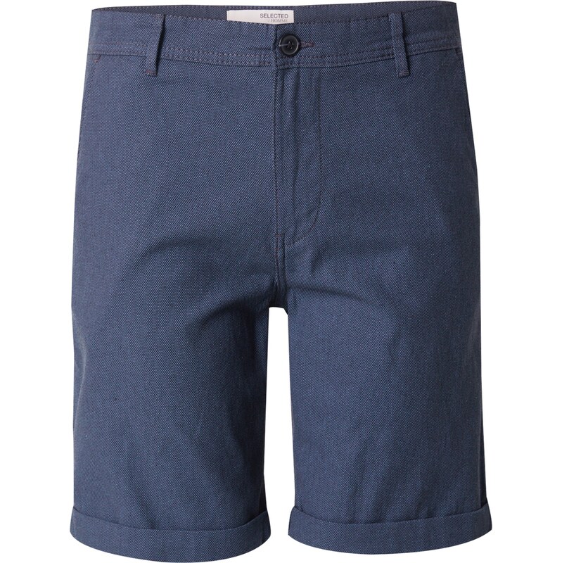 SELECTED Chino nohavice SLHLUTON námornícka modrá / zafírová 62662847