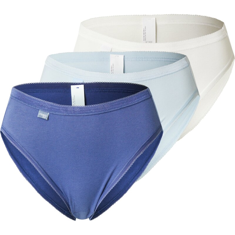 SLOGGI Nohavičky pastelovo modrá / tmavomodrá / biela 62663054