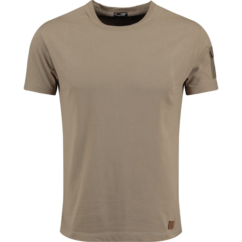 Key Largo Tričko Cover svetlohnedá / čierna 62663327