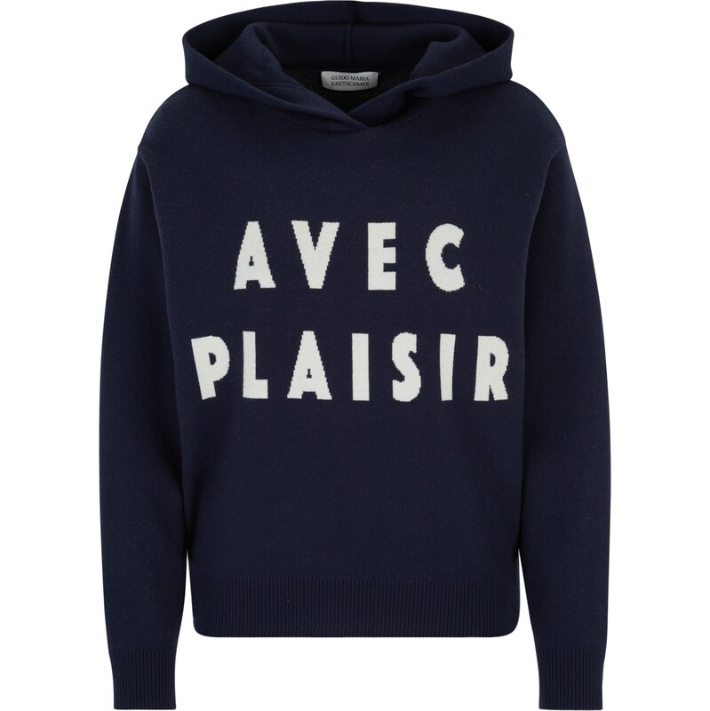 Guido Maria Kretschmer Women Sveter Paula námornícka modrá / biela 62663403