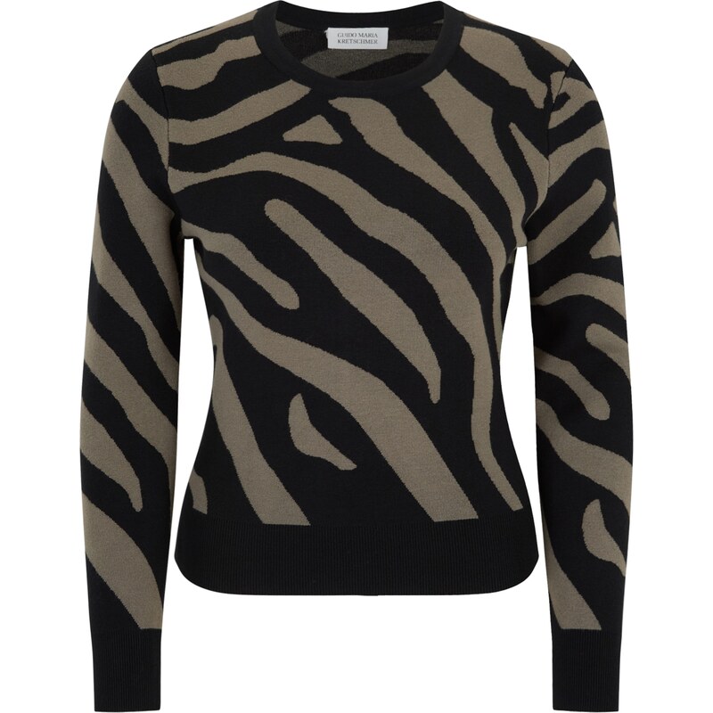 Guido Maria Kretschmer Women Sveter Liddy tmelová / čierna 62663419
