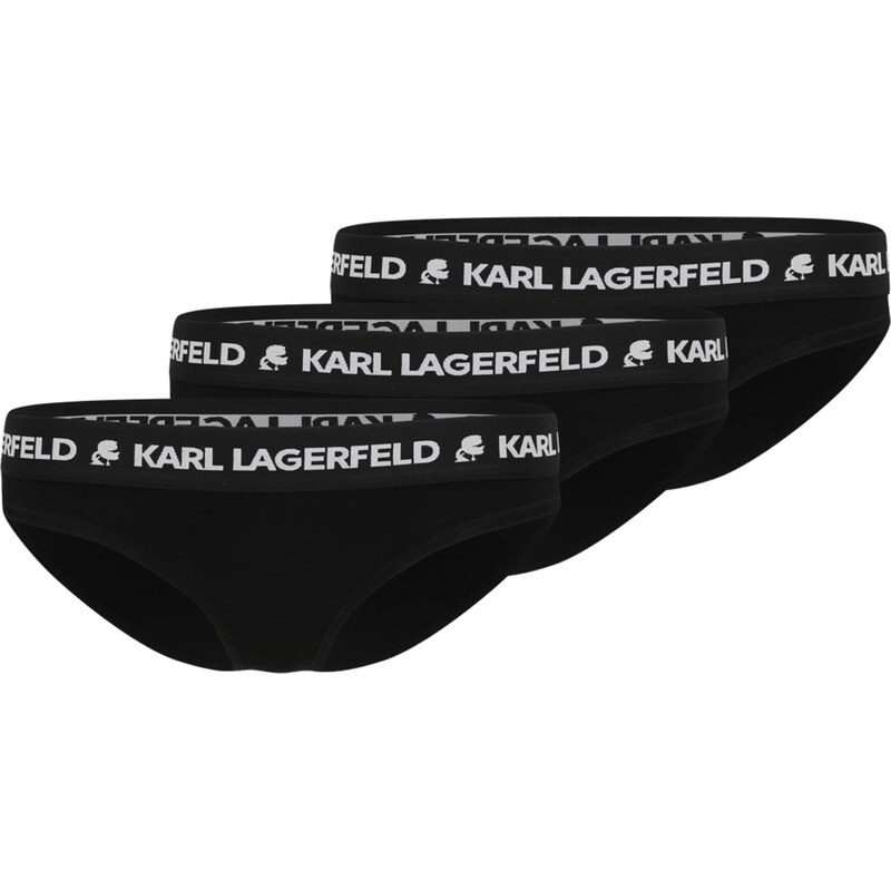 Karl Lagerfeld Nohavičky čierna / biela 62880179