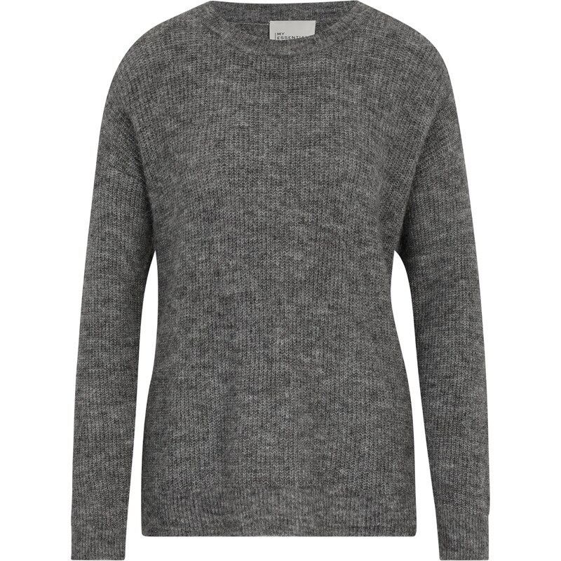 My Essential Wardrobe Sveter sivá melírovaná 64407325