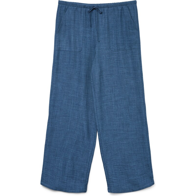 VERO MODA Nohavice VMMelaney modrá melírovaná 63157358