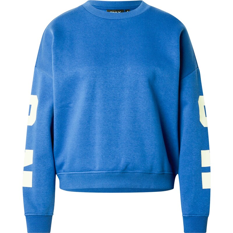 ONLY Mikina kráľovská modrá / biela 62663636