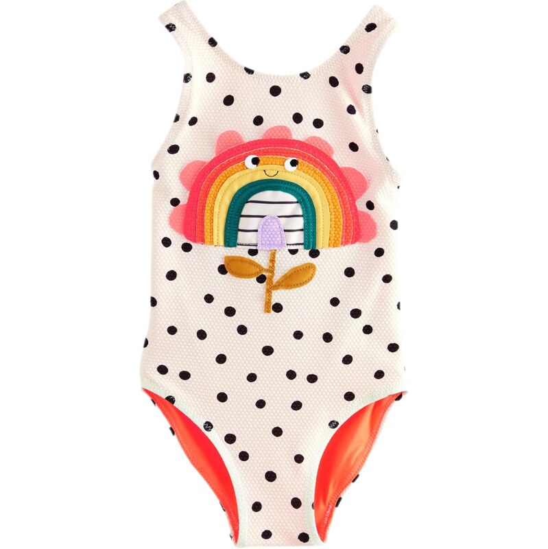 Next Jednodielne plavky nebielená / medová / jedľová / čierna 64215220