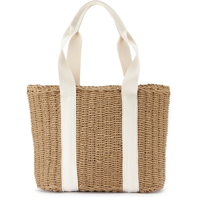 VIVANCE Shopper béžová / biela 57902310