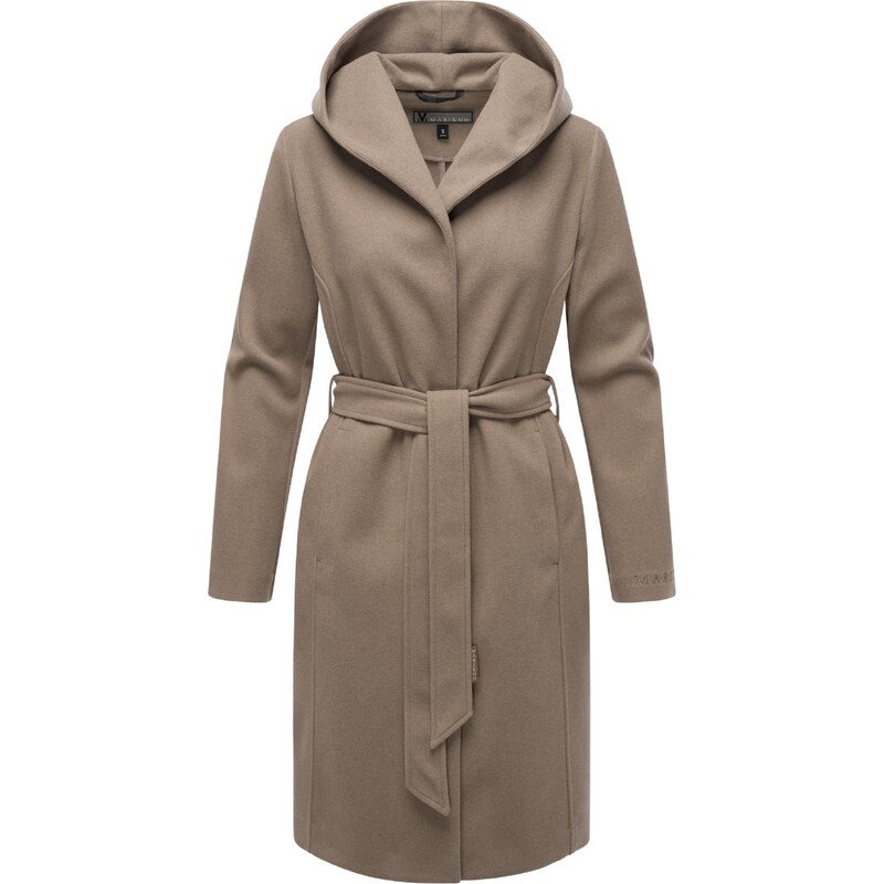 MARIKOO Prechodný kabát Kailii žltohnedá 62663358