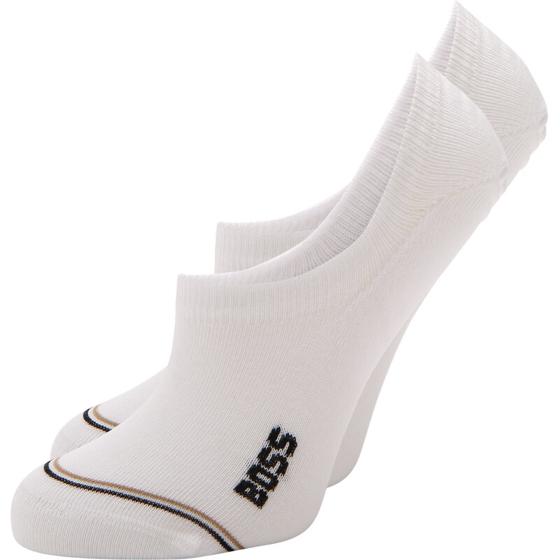 BOSS Ponožky Iconic tmavobéžová / čierna / biela 62663465