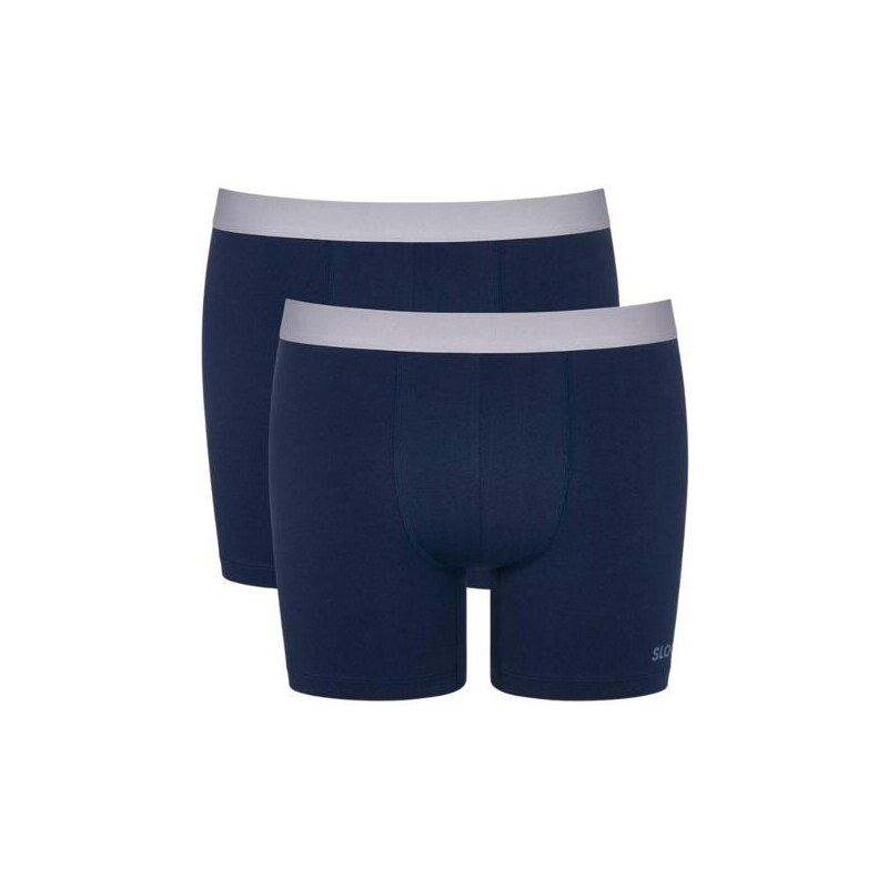 2PACK Boxerky pánske Sloggi Men Go ABC modré 61211825