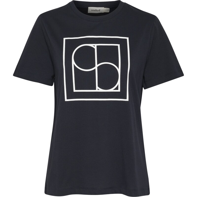 SOAKED IN LUXURY Tričko Varga tmavomodrá / biela 63156236