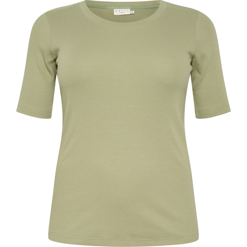 KAFFE CURVE Tričko Carina svetlozelená 62662121