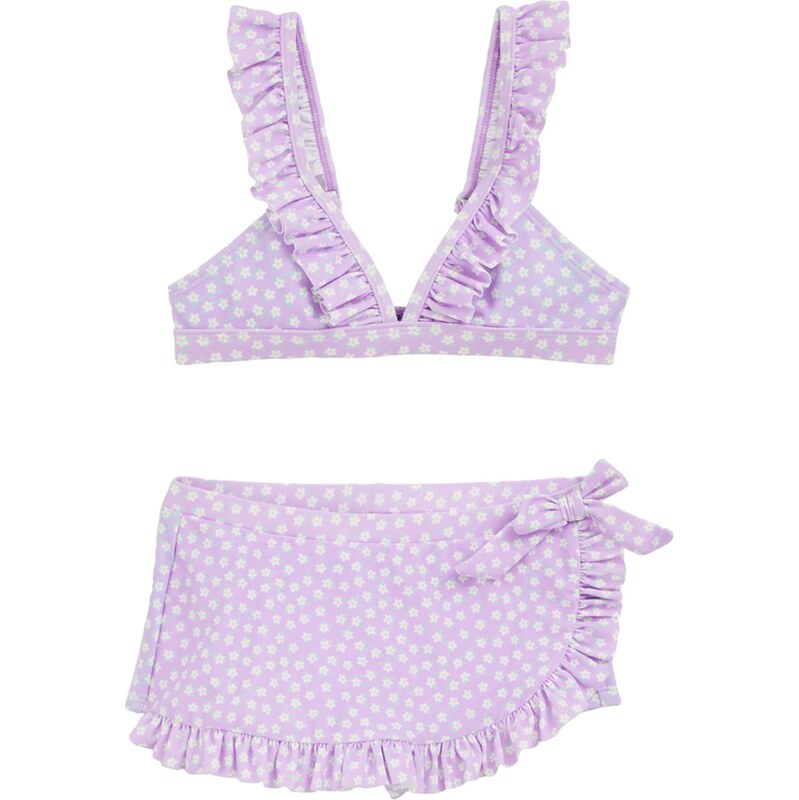 WE Fashion Bikiny mätová / levanduľová / biela 62664418