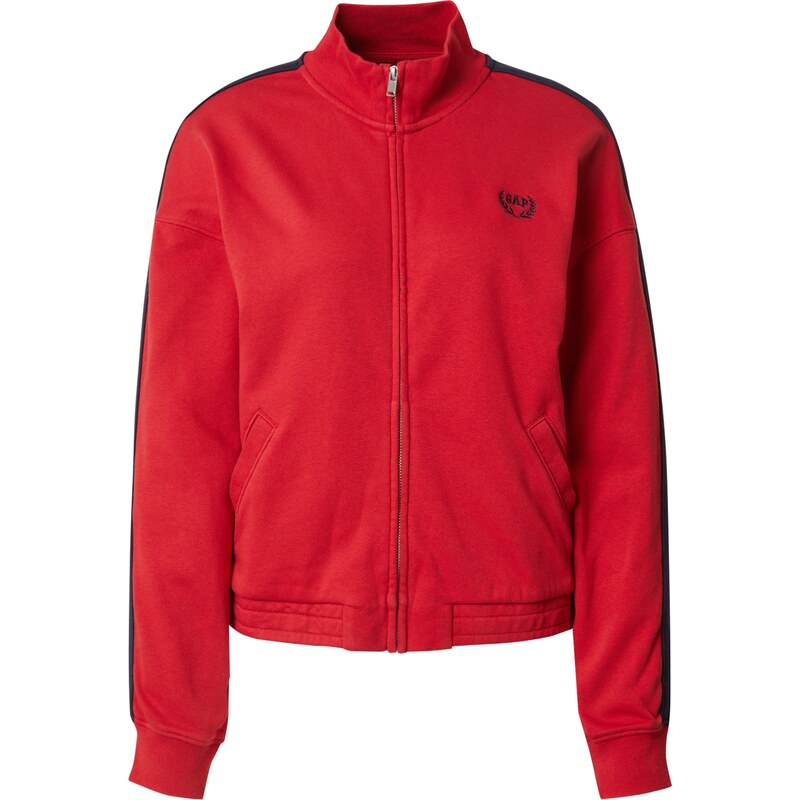 GAP Tepláková bunda červená / čierna 62994744