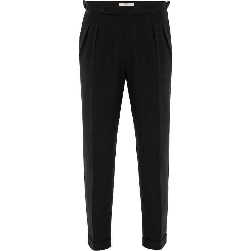 Antioch Plisované nohavice čierna 63161662