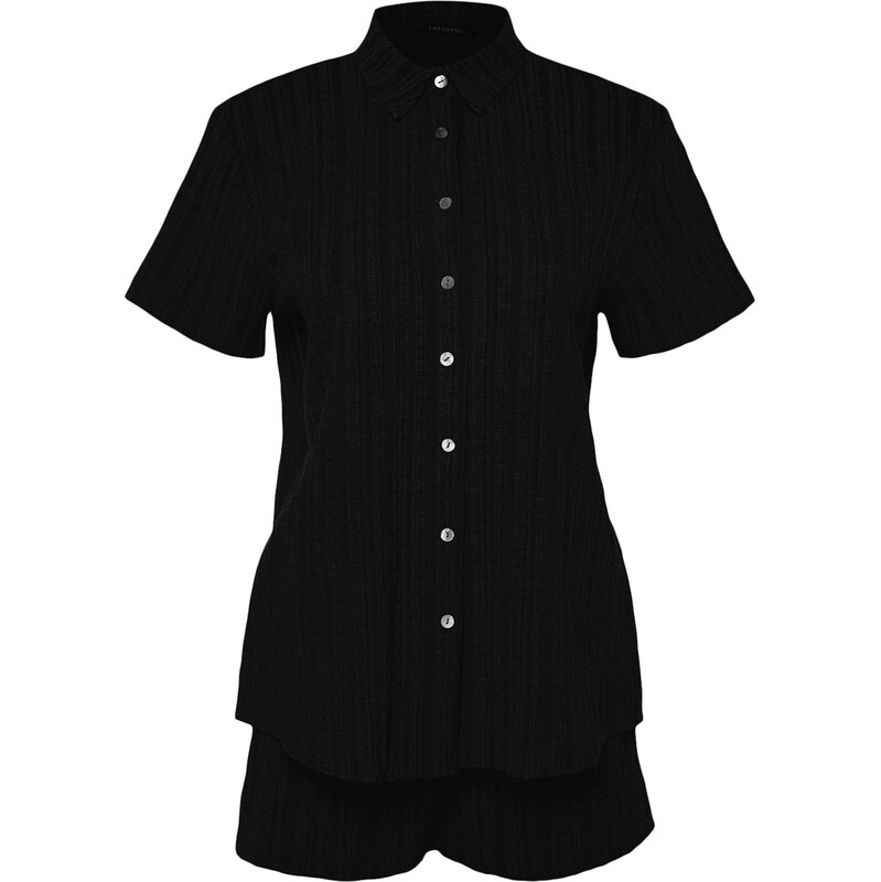 Trendyol Nohavicový kostým čierna 62902531