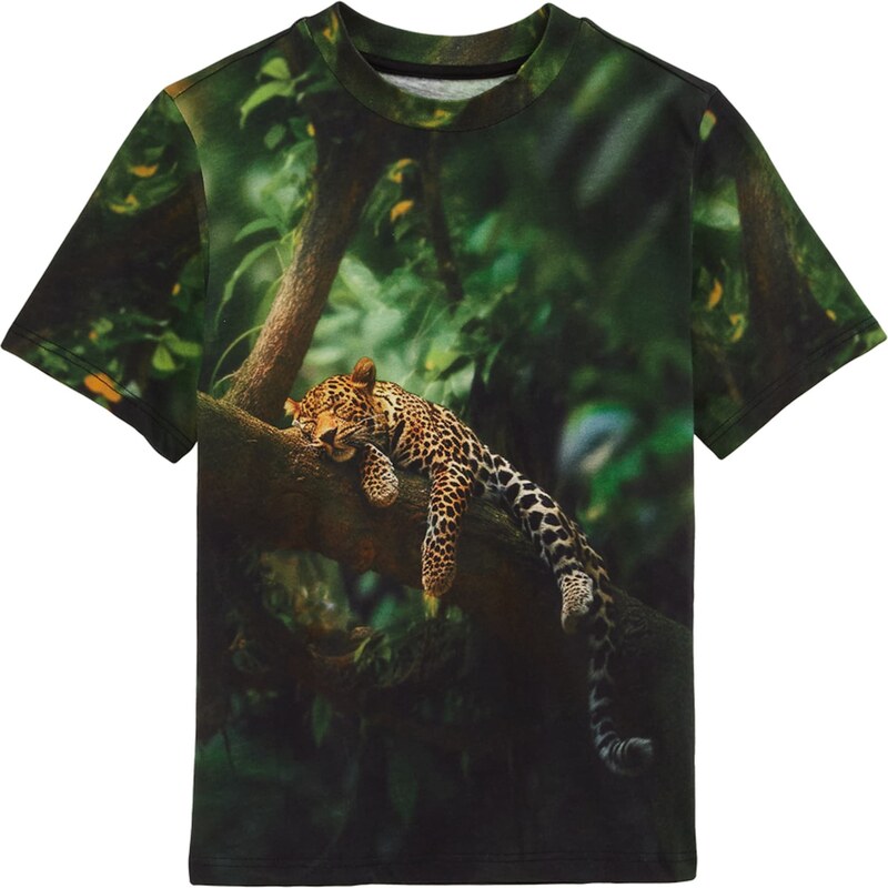 WE Fashion Tričko béžová / svetlozelená / tmavozelená 62663394