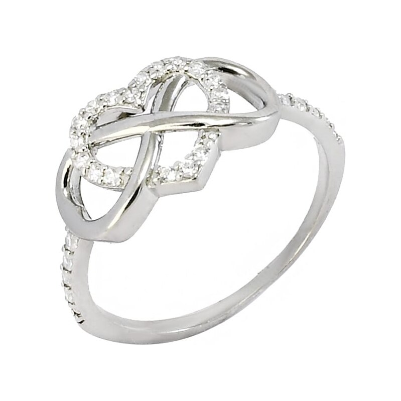 Strieborný prsteň Glare 912 63410500