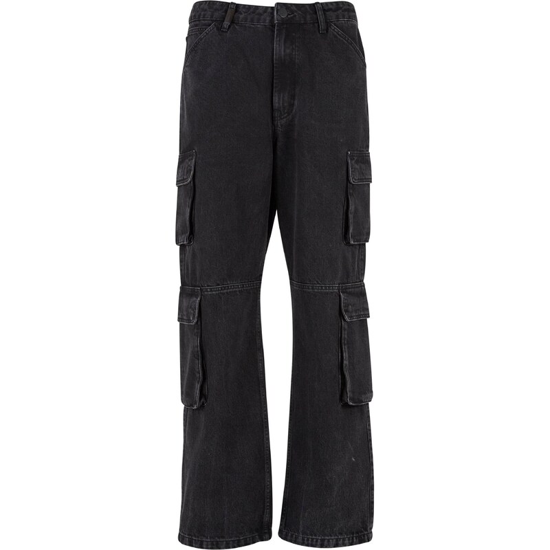 2Y Studios Rifľové kapsáče Aidan čierny denim 63149740