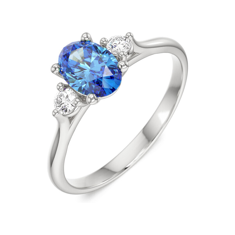 Dámsky prsteň - biele zlato 22200/BMX 62672285