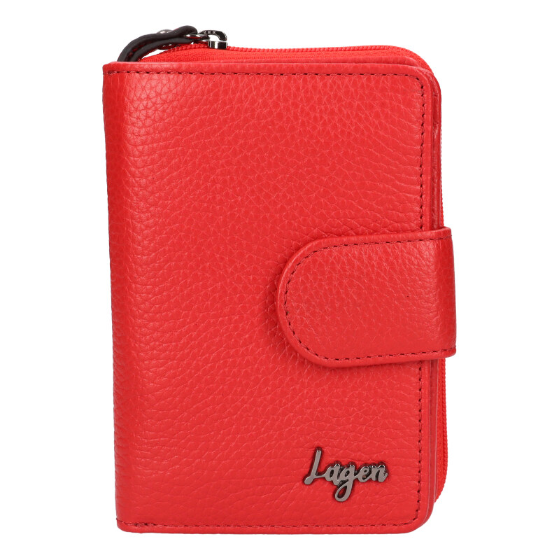 Lagen Dámska kožená peňaženka LG038 red 66596145