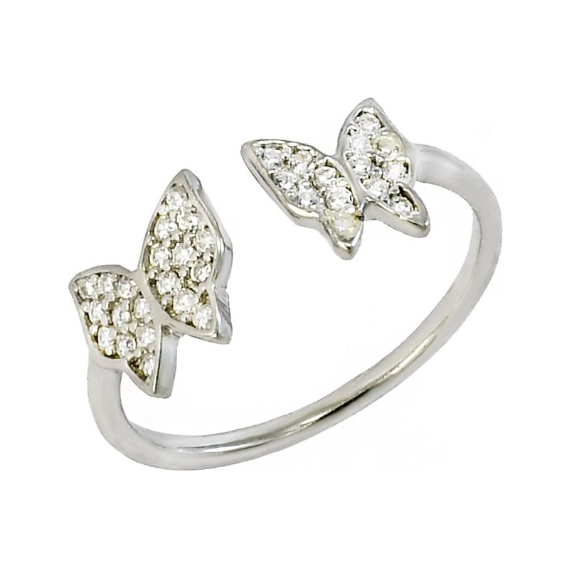 Strieborný prsteň Glare 842 62674591