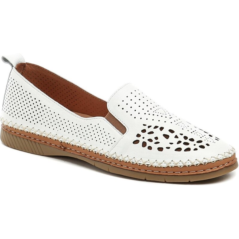 Wild 207V10135 biele dámske mokasíny 62677869