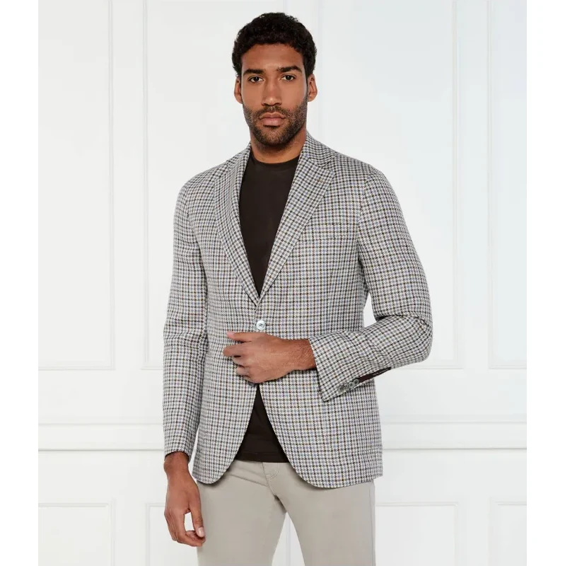 Oscar Jacobson Sako Ferry | Regular Fit | s prímesou ľanu 62891363