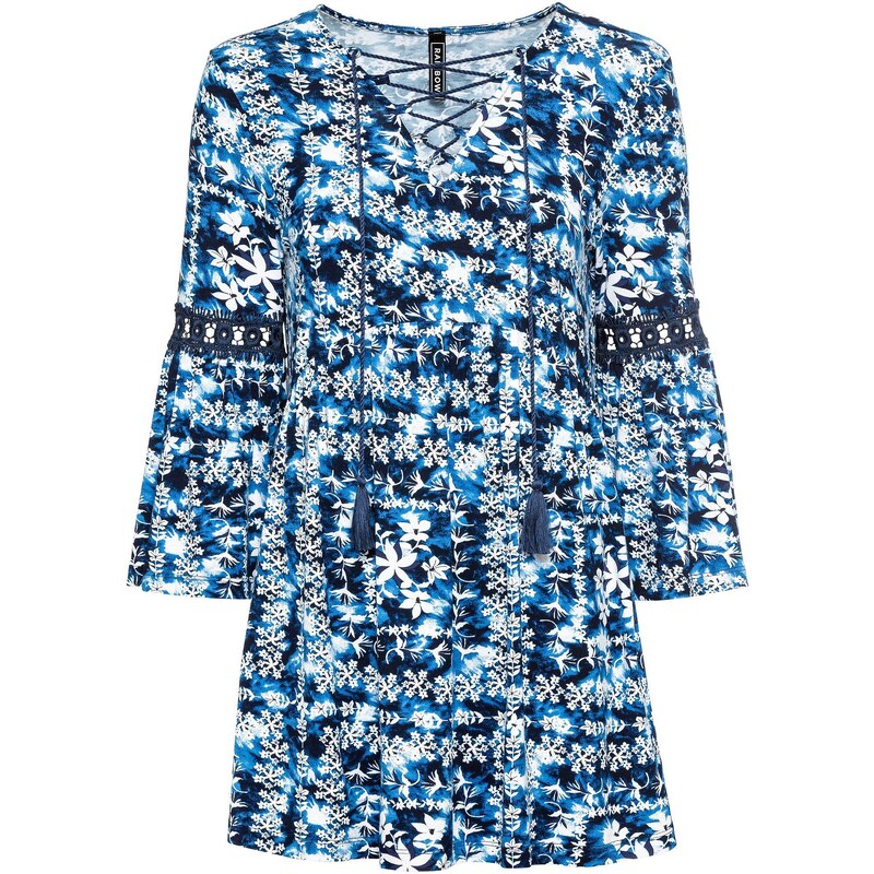 bonprix Tunika z padavej viskózy, farba biela 49385063