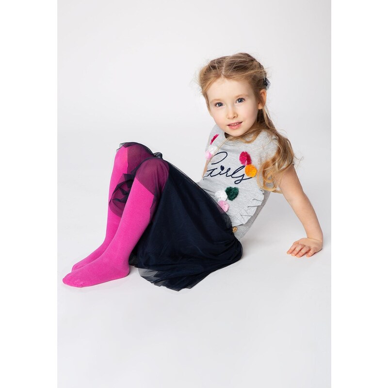 Detské bavlnené teplé pančuchy JULIA 80 DEN Marilyn 67581632