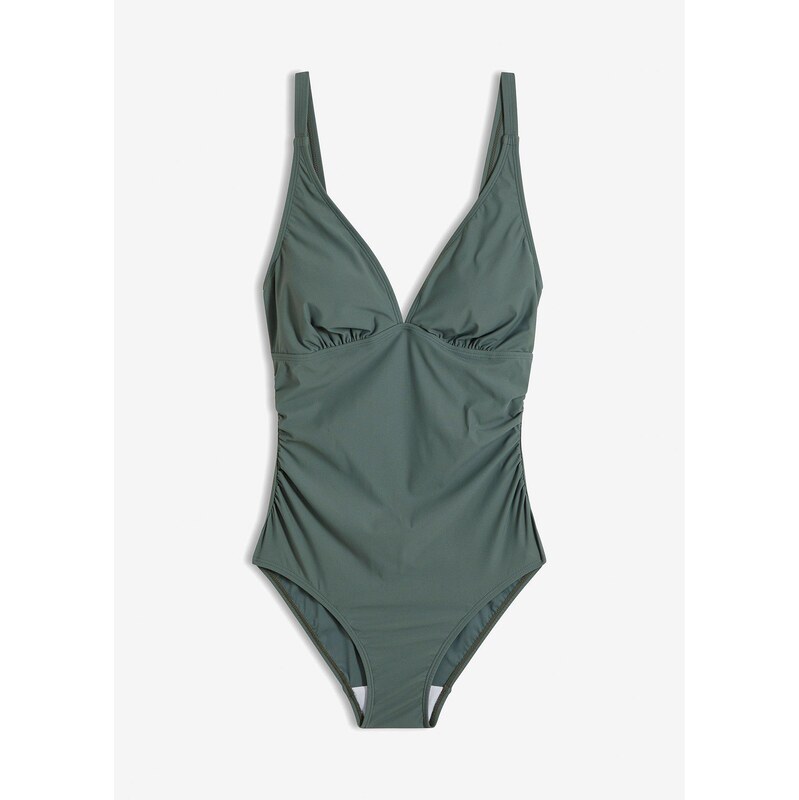 bonprix Tvarujúce plavky, ľahký tvarujúci efekt, V-výstrih, farba 62679580