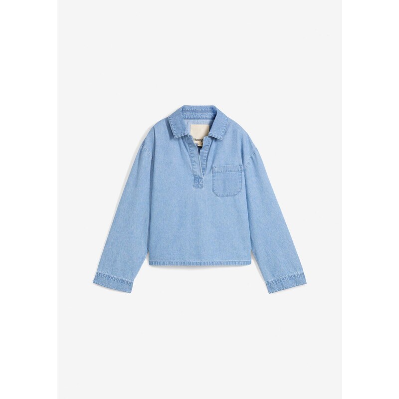 bonprix Džínsová tunika, farba modrá 62634317