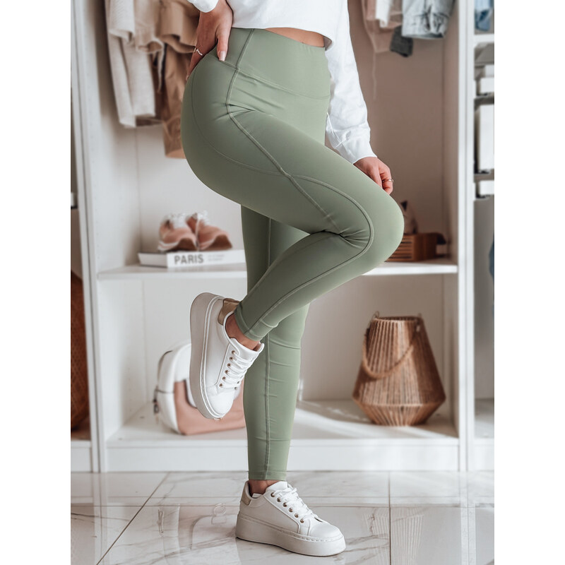 BASIC Khaki dámske športové legíny FITTATO UY2603 62679799