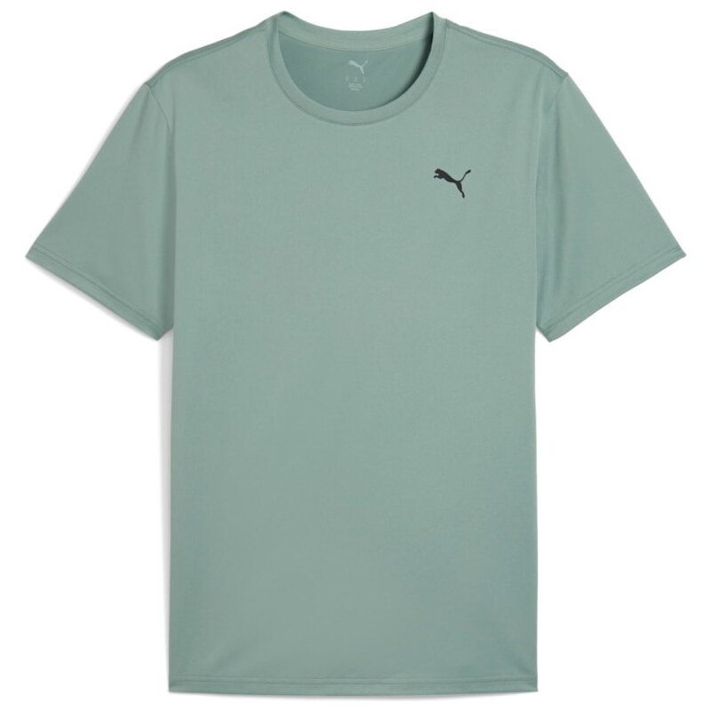 Puma M Tad Essentials SOLID CAT Tee (LC small cat) green 62681206