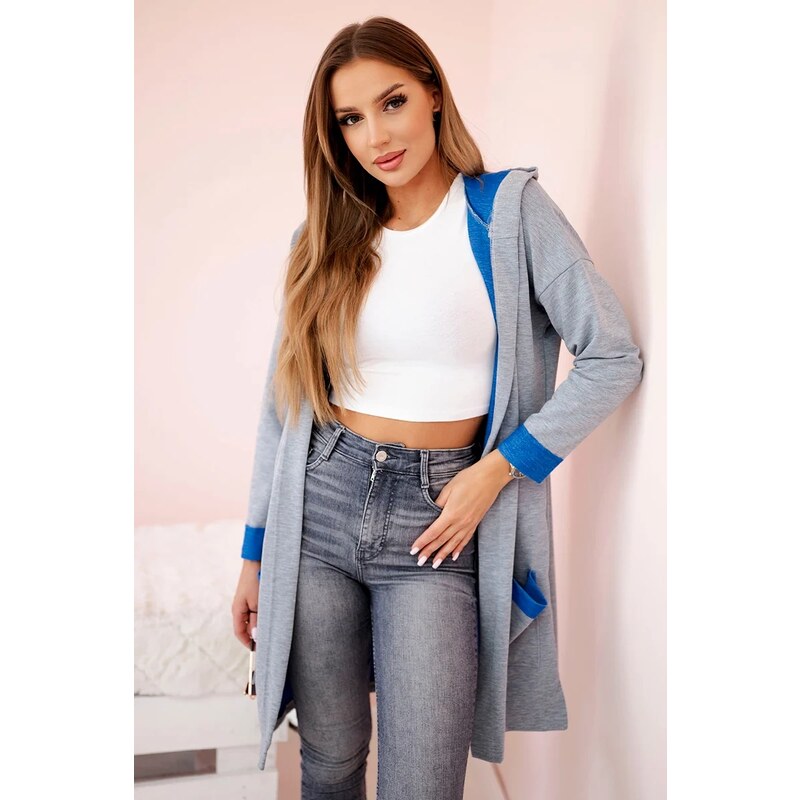 Dlhá mikina Jessie s kapucňou 62620477