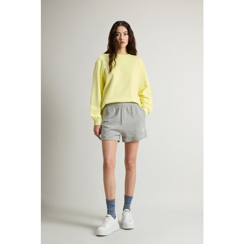 Teplákové šortky woolrich mouline fleece short 62684695
