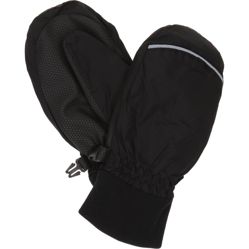 Lindex Rukavice svetlosivá / čierna 66179373