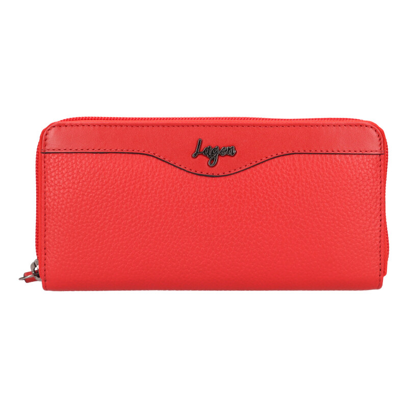 Lagen Dámska kožená peňaženka LG833 red 66595941