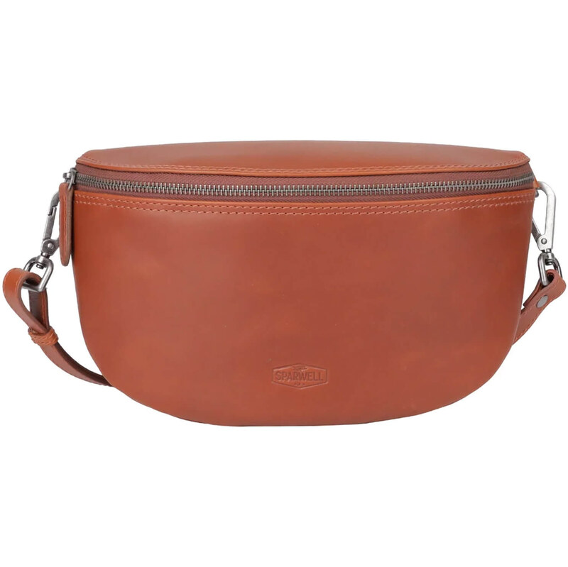 Dámska kožená ľadvinka Sparwell Bretta - koňak 62687393