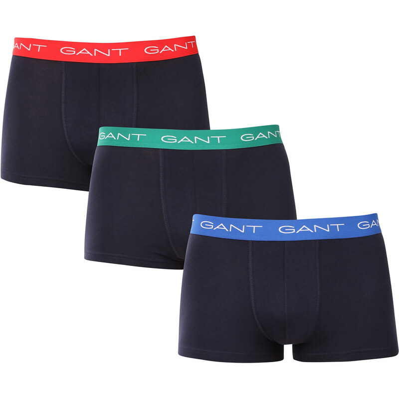 3PACK pánske boxerky Gant tmavo modré (902513003-433) 62691619