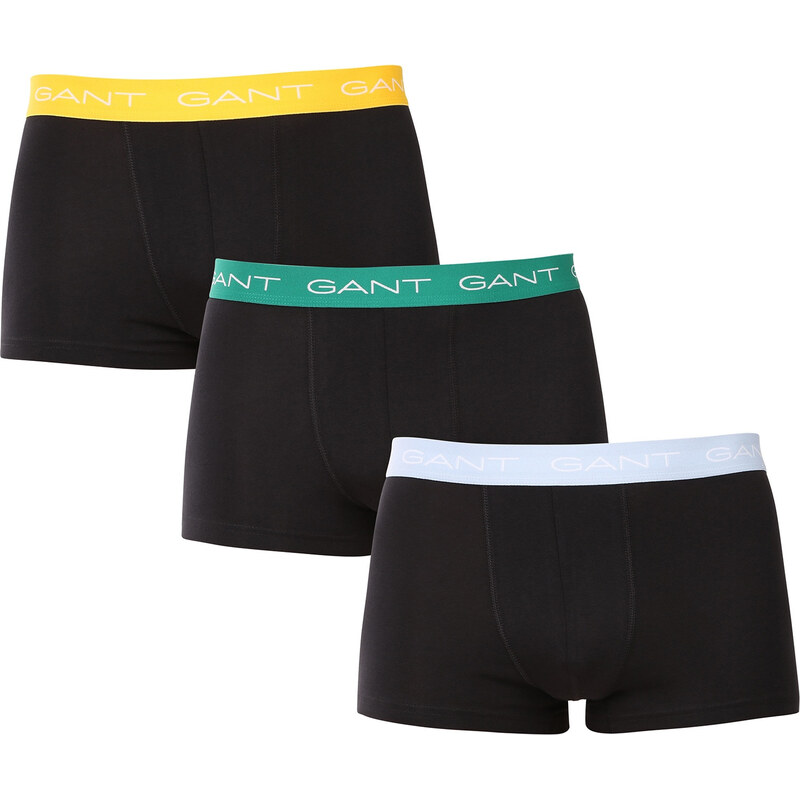 3PACK pánske boxerky Gant čierné (902513003-005) 62691620