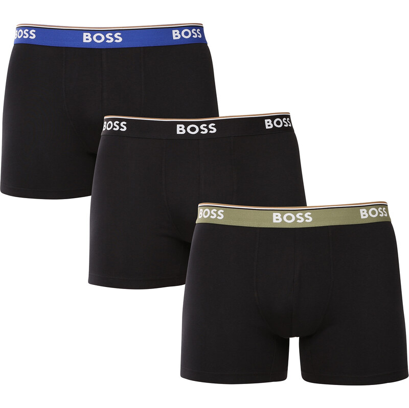 3PACK pánske boxerky BOSS čierné (50531691 965) 62691627