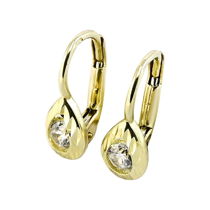 Zlaté náušnice detské Glare 285 62692048