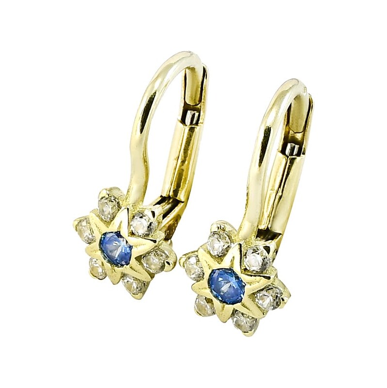 Zlaté náušnice detské Glare 288 62692051