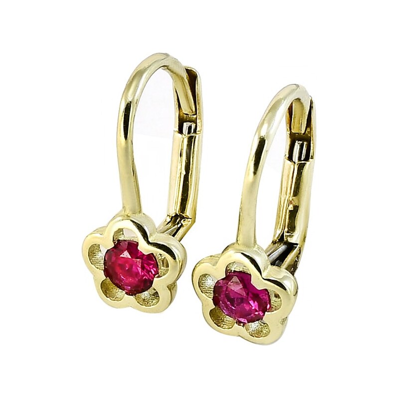 Zlaté náušnice detské Glare 289 62692052