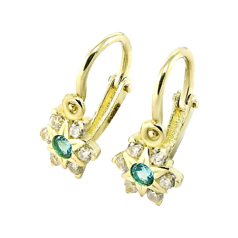 Zlaté náušnice detské Glare 292 62692055