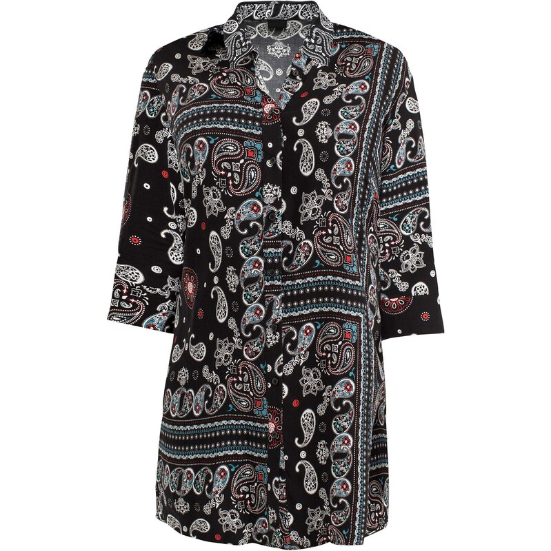 bonprix Dlhá blúzka, farba čierna 50177842